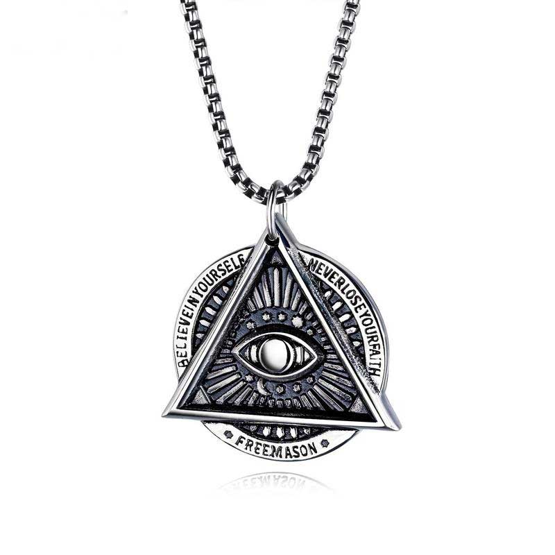 The Eye of Evil Stainless Steel Pendant