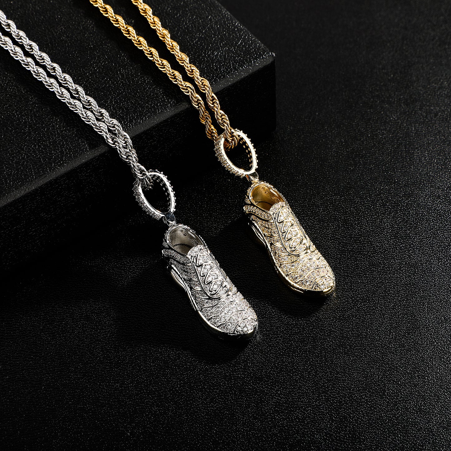 Iced Out Sports Running Shoes Pendant