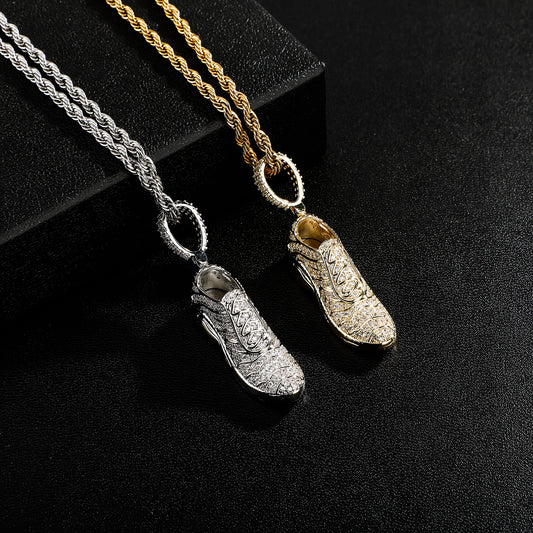 Iced Out Sports Running Shoes Pendant