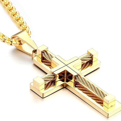 Stainless Steel Cross Pendant