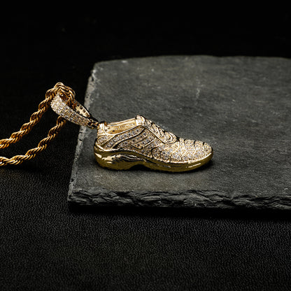 Iced Out Sports Running Shoes Pendant