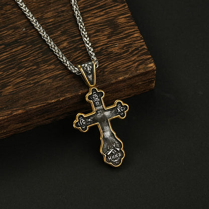 Stainless Steel Crucifix Cross Pendant
