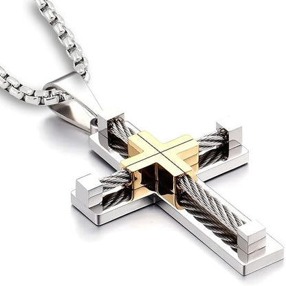 Stainless Steel Cross Pendant