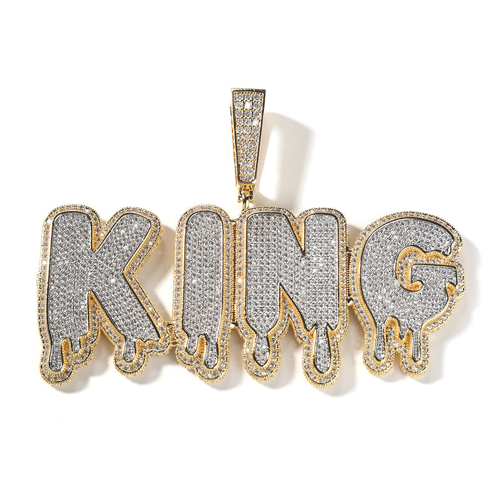 Iced Out Custom Drip Pendant