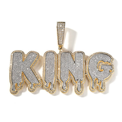 Iced Out Custom Drip Pendant