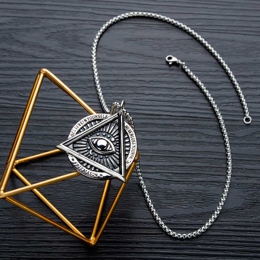 The Eye of Evil Stainless Steel Pendant