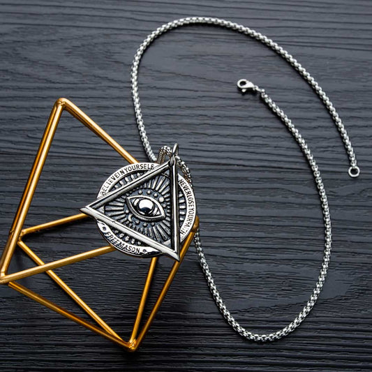 The Eye of Evil Stainless Steel Pendant
