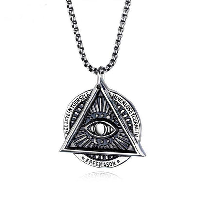 The Eye of Evil Stainless Steel Pendant